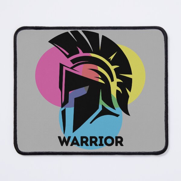 Item preview, Spartan Warrior Pastel CMY Geometric Streetwear T-Shirt designed and sold by XelaStore.