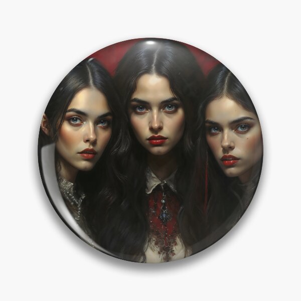Item preview, Three Sisters Gothic Victorian Vampire Gown Art designed and sold by DarkHolyQueen.