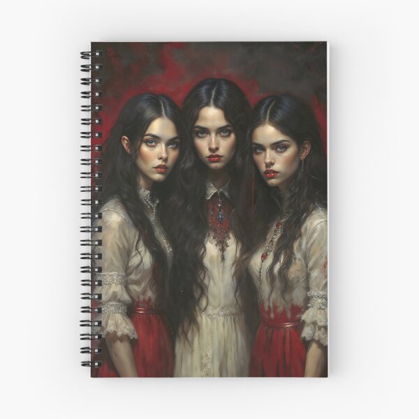 Item preview, Three Sisters Gothic Victorian Vampire Gown Art designed and sold by DarkHolyQueen.