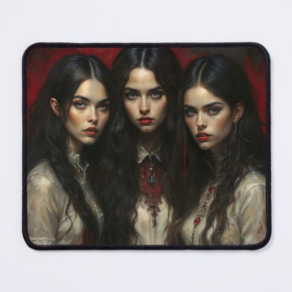 Item preview, Three Sisters Gothic Victorian Vampire Gown Art designed and sold by DarkHolyQueen.