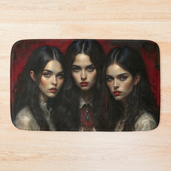 Item preview, Three Sisters Gothic Victorian Vampire Gown Art designed and sold by DarkHolyQueen.