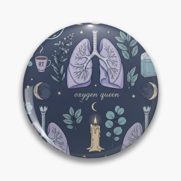 Item preview, Moonlit RT Night Shift Pattern – Cute Respiratory Therapist Aesthetic Seamless Design designed and sold by ClinicalHubs.