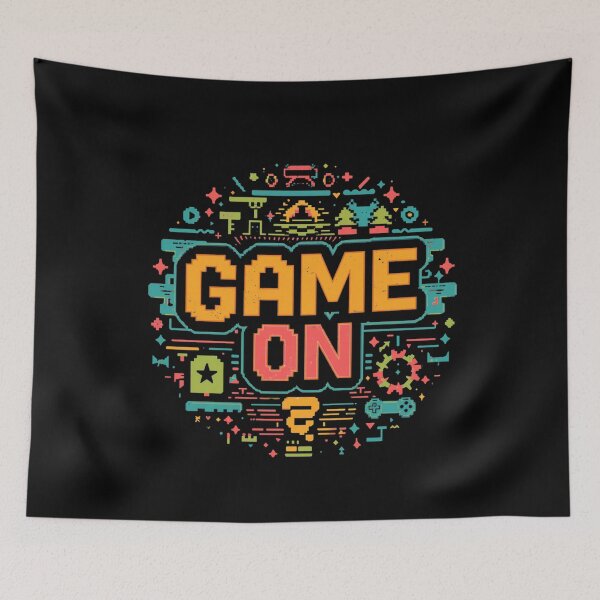 Item preview, Game on Retro designed and sold by whatthefoxsays.