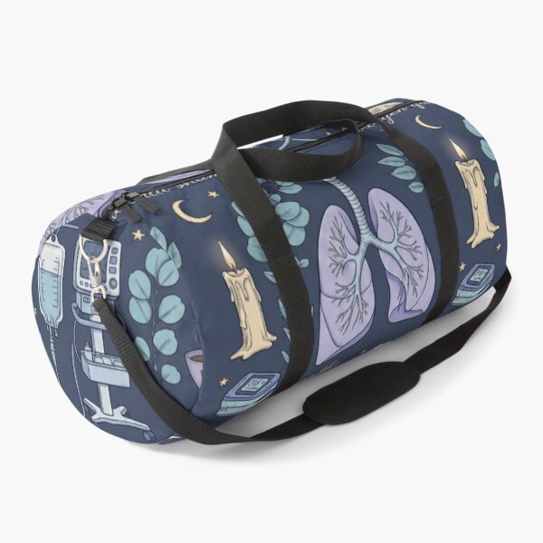 Item preview, Moonlit RT Night Shift Pattern – Cute Respiratory Therapist Aesthetic Seamless Design designed and sold by ClinicalHubs.