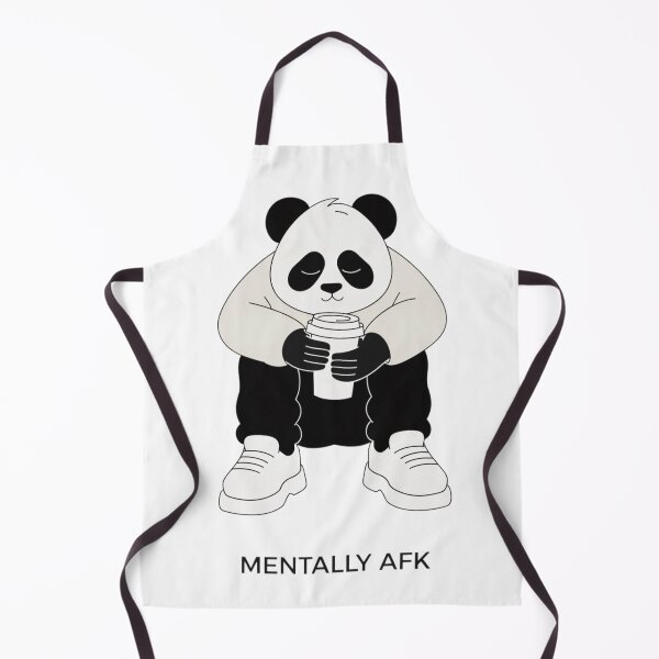 Item preview, Mentally AFK Tired Panda with Coffee designed and sold by Gang store.
