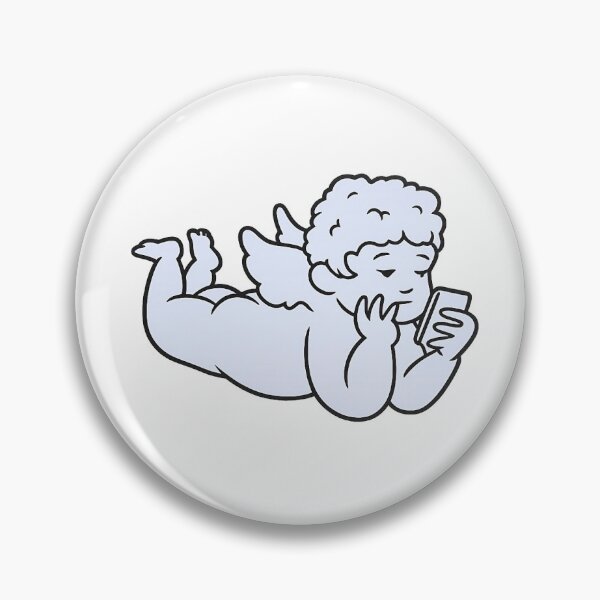 Item preview, Texting Angel Indie Music Amaia Sticker designed and sold by HabeshaStudio.