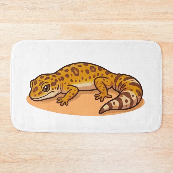 Artikelvorschau, Schlafender Leopardgecko – Cartoon-Reptilienkunst entworfen und verkauft von HoneyBreezeCo.
