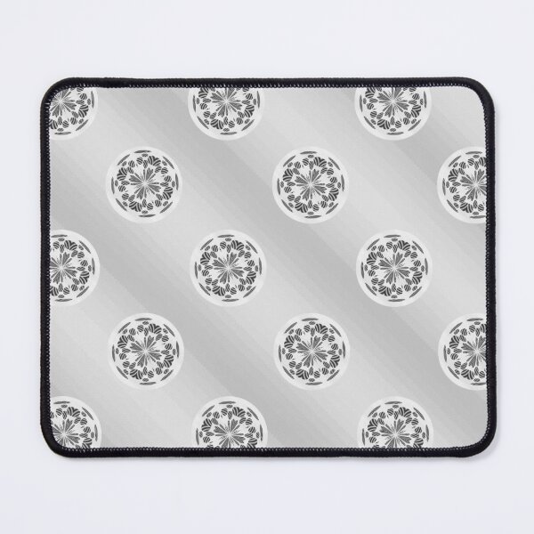 Item preview, Large Ombre Stripes and Faded Flowers In Light Grayscale designed and sold by HHHeirlooms.