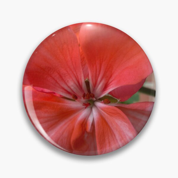 Item preview, Macro Coral Pink Geranium Blossom designed and sold by BalkanBloom.