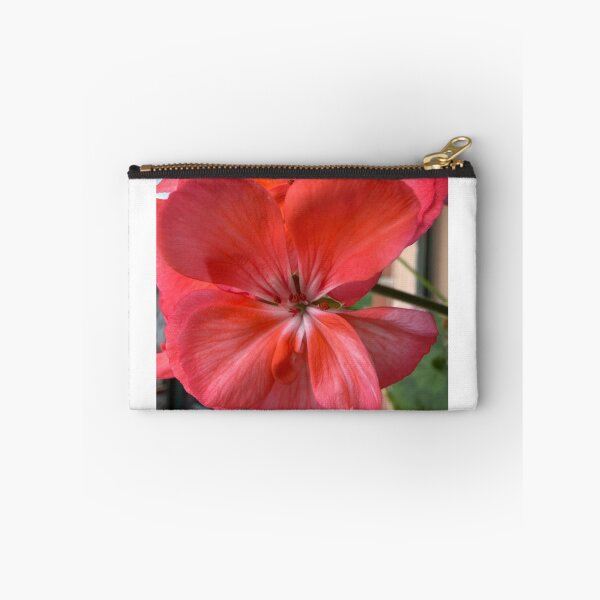 Item preview, Macro Coral Pink Geranium Blossom designed and sold by BalkanBloomArt.