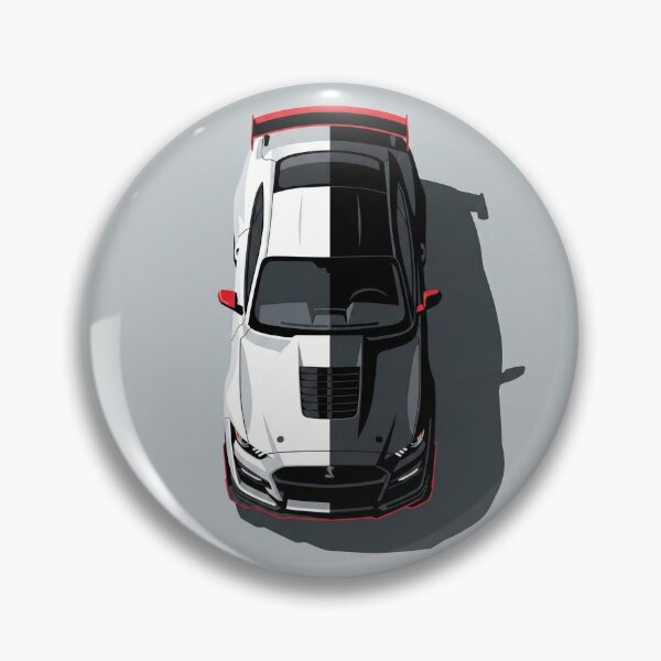 Item preview, Ford Mustang Shelby GT500 Split Tone Top View Vector Illustration designed and sold by Motorline44.