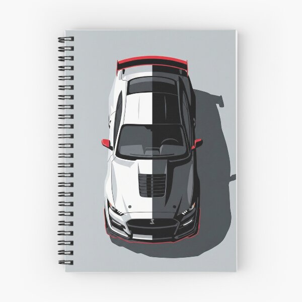 Item preview, Ford Mustang Shelby GT500 Split Tone Top View Vector Illustration designed and sold by Motorline44.