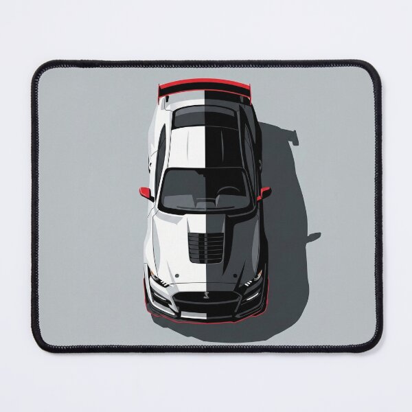 Item preview, Ford Mustang Shelby GT500 Split Tone Top View Vector Illustration designed and sold by Motorline44.