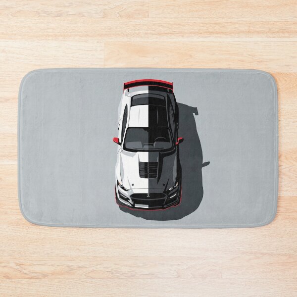 Item preview, Ford Mustang Shelby GT500 Split Tone Top View Vector Illustration designed and sold by Motorline44.