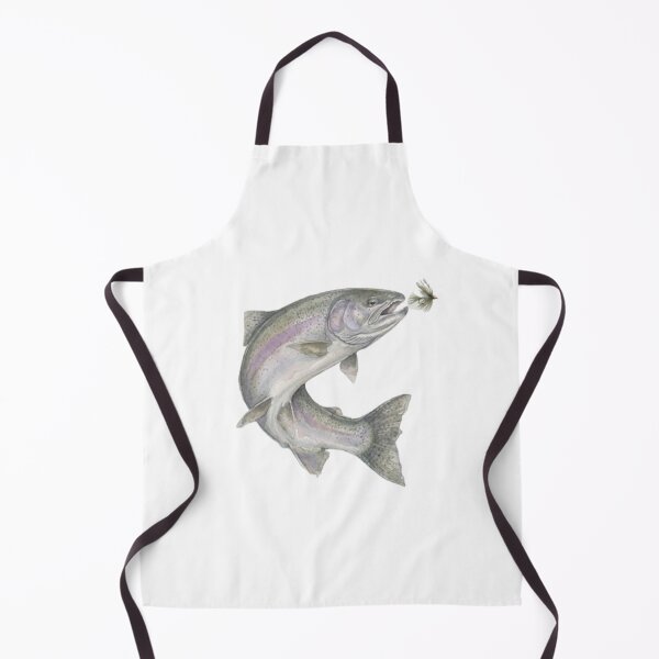 Item preview, Rainbow Trout Fly Fishing Watercolor Art designed and sold by Stefanrajzer.