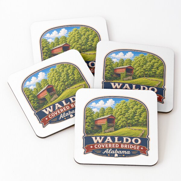 Item preview, Waldo Covered Bridge sticker designed and sold by gotucoveredart.
