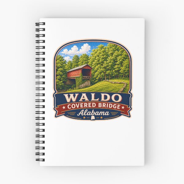Item preview, Waldo Covered Bridge sticker designed and sold by gotucoveredart.