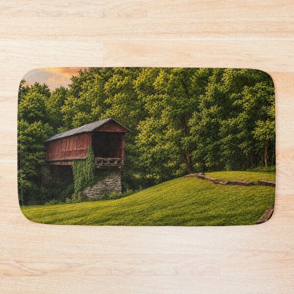 Item preview, Waldo Covered Bridge sticker designed and sold by gotucoveredart.