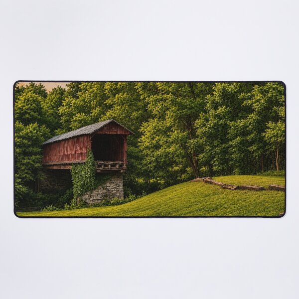 Item preview, Waldo Covered Bridge sticker designed and sold by gotucoveredart.