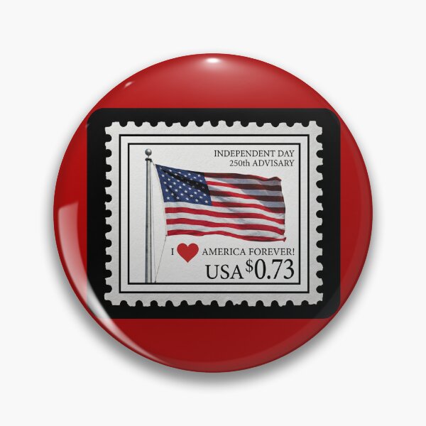 Item preview, POSTAGE STAMP Independence Day on the occasion of the 250th anniversary of the USA V3A5 designed and sold by ART-OF-ORION.