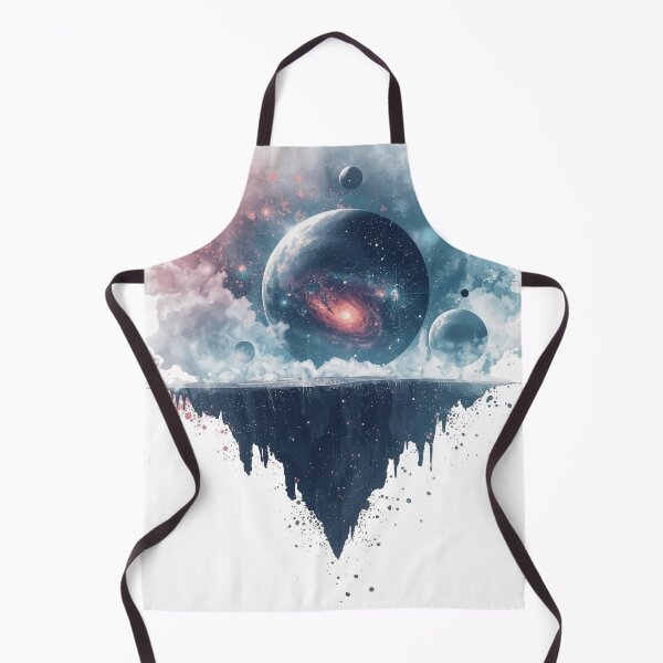 Item preview, Ethereal Sky Islands Suspended in a Galaxy-Filled Atmosphere designed and sold by catcurio.