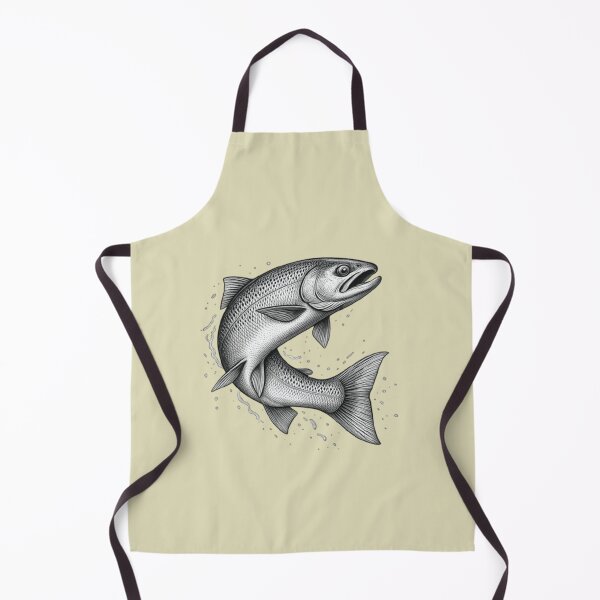 Item preview, Vintage Trout Fly Fishing Illustration designed and sold by Stefanrajzer.