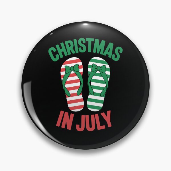 Item preview, Christmas in July Flip-Flops designed and sold by jkrphoto.