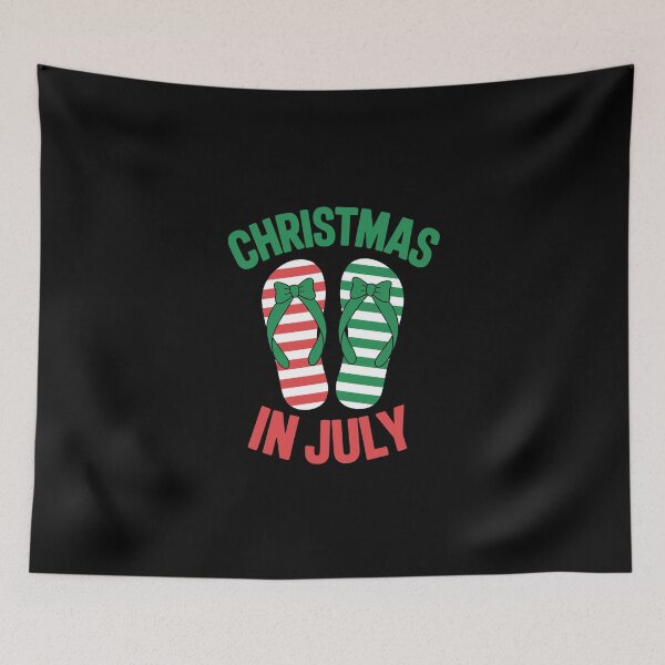 Item preview, Christmas in July Flip-Flops designed and sold by jkrphoto.