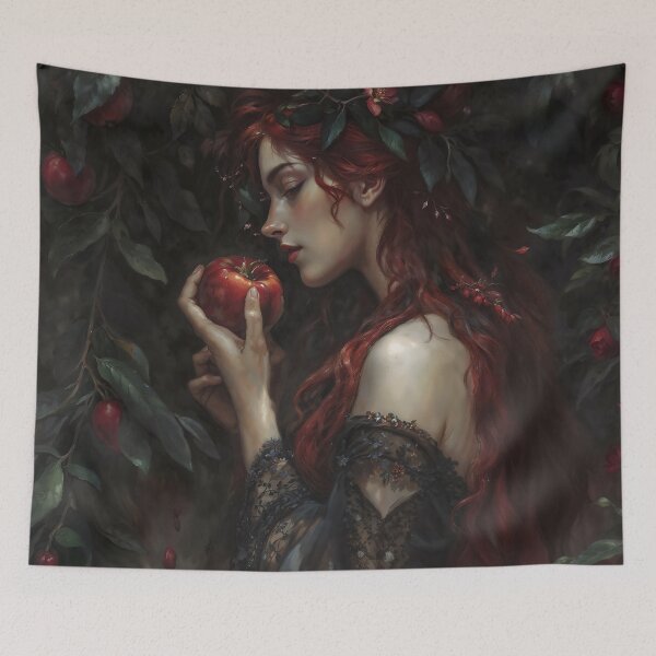 Item preview, Persephone In Garden Greek Mythology Gothic Art designed and sold by DarkHolyQueen.