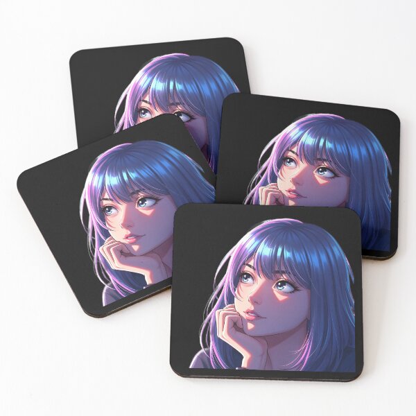 Item preview, Dúvida Fashion Retrato Anime Neon designed and sold by UrbanPrts.