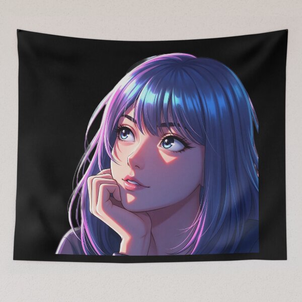 Item preview, Dúvida Fashion Retrato Anime Neon designed and sold by UrbanPrts.