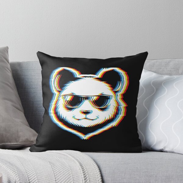 Item preview, Cyber Glitch Panda Sunglasses Streetwear designed and sold by CamaleonDesigns.