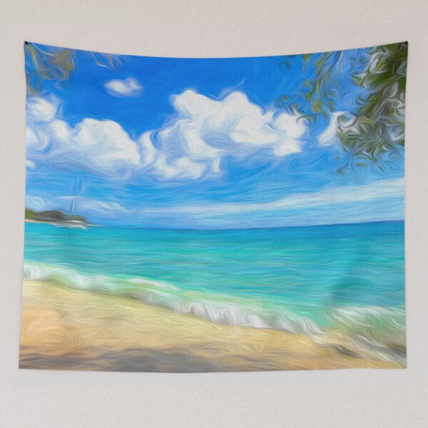 Item preview, Barbados Golden Sands Panorama Art designed and sold by Londonimages.