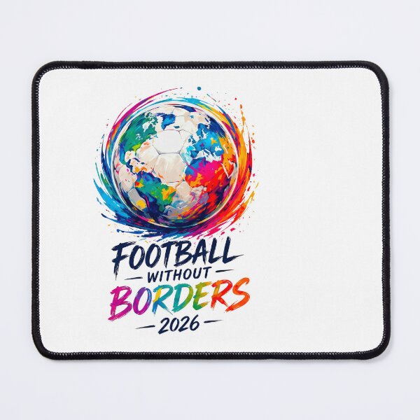 Item preview, Football Without Borders Colorful World Globe designed and sold by TeeARTHY.