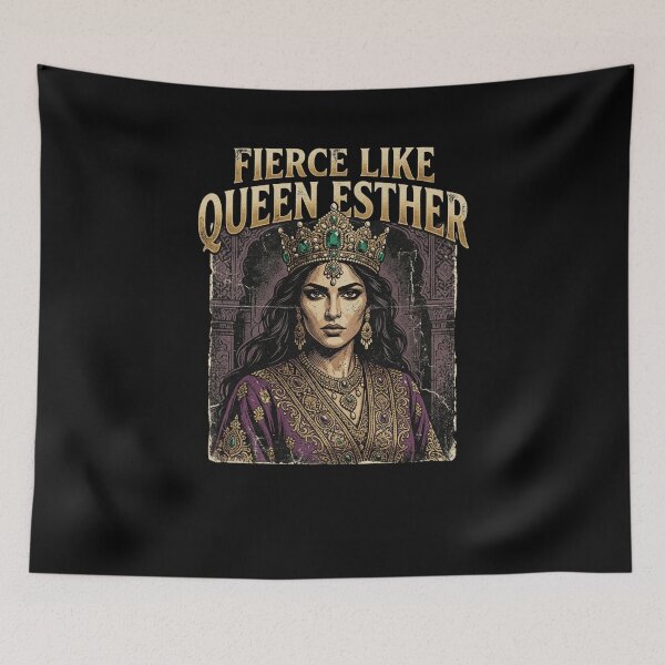 Item preview, Fierce Like Queen Esther Biblical Woman designed and sold by snowry.