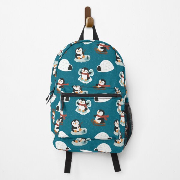 Item preview, Playful Penguins - Navy Blue designed and sold by meldurand.