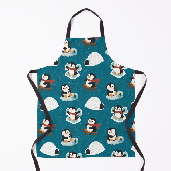Item preview, Playful Penguins - Navy Blue designed and sold by meldurand.