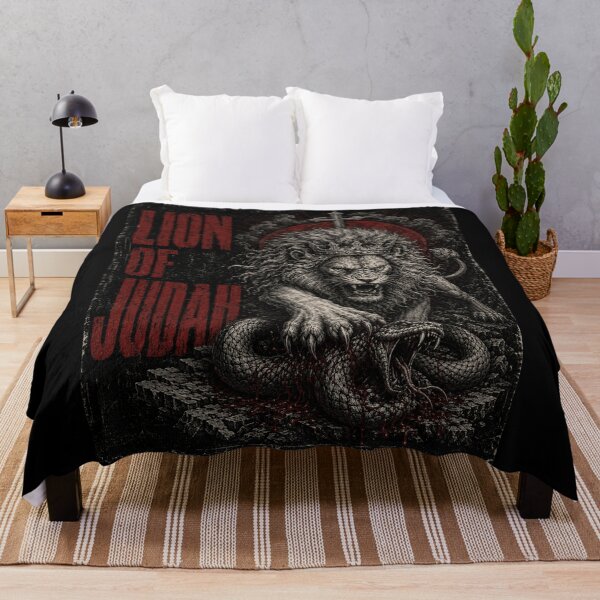 Item preview, Lion of Judah Crowned Serpent Cross Dark Grunge Revelation 5:5 Biblical Faith Metal Streetwear Vintage Distressed Dark designed and sold by Blood Washed Apparel.