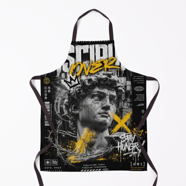 Item preview, Discipline Over Everything Streetwear Poster | Off Campus x Garrett Graham Inspired Dark Aesthetic | The Last Unicorn Style Graphic designed and sold by zevorgue.