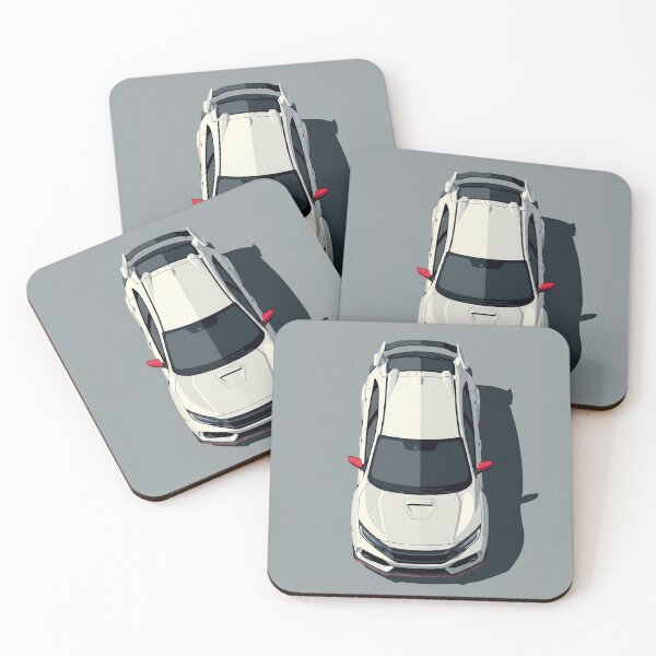 Item preview, Honda Civic Type R FK8 Top View Vector Illustration designed and sold by Motorline44.
