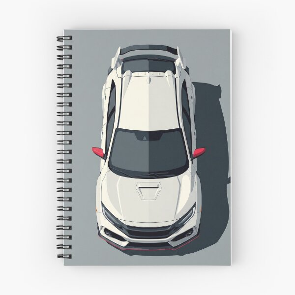 Item preview, Honda Civic Type R FK8 Top View Vector Illustration designed and sold by Motorline44.