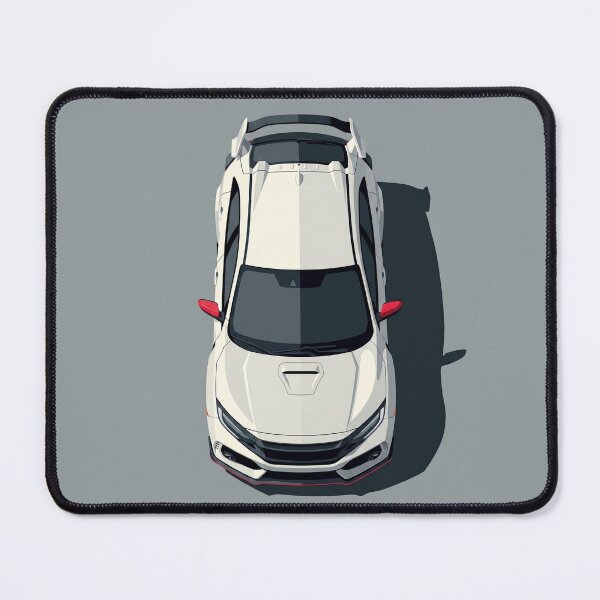 Item preview, Honda Civic Type R FK8 Top View Vector Illustration designed and sold by Motorline44.