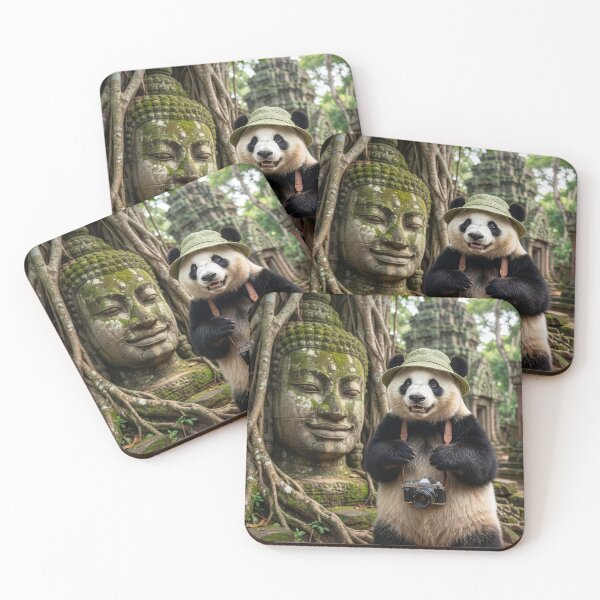 Item preview, Panda Visits Angkor Wat designed and sold by Tridentulus.