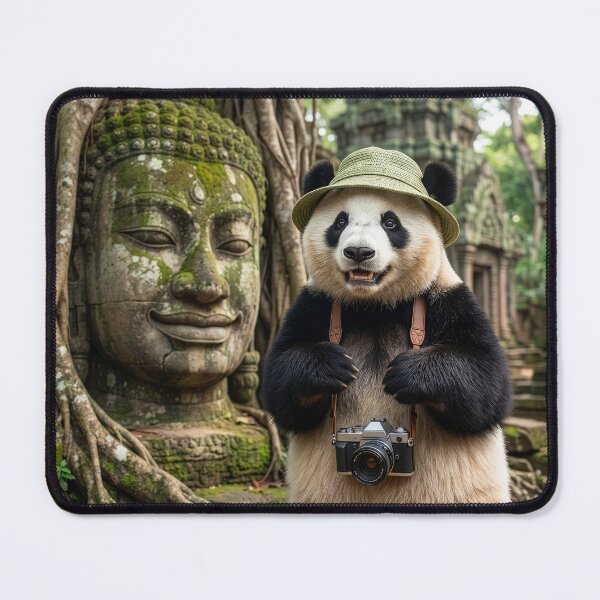 Item preview, Panda Visits Angkor Wat designed and sold by Tridentulus.