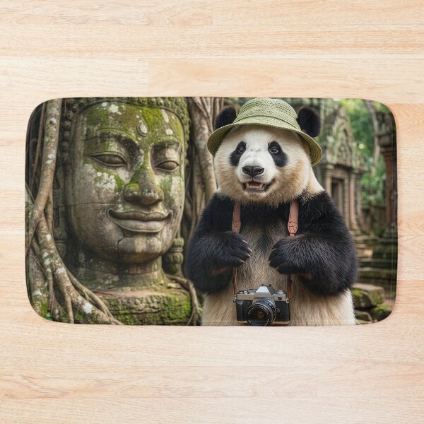 Item preview, Panda Visits Angkor Wat designed and sold by Tridentulus.