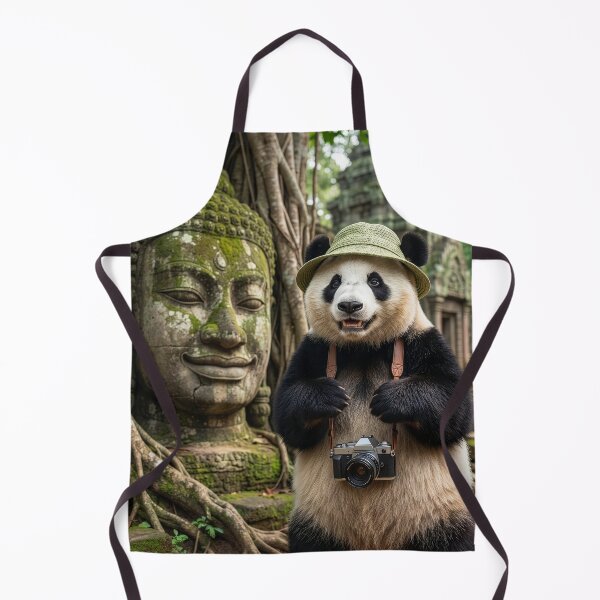 Item preview, Panda Visits Angkor Wat designed and sold by Tridentulus.