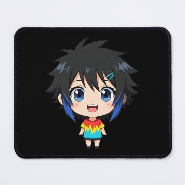 Item preview, Colorful Anime Chibi Character Happy Kawaii Style Girl designed and sold by UrbanPrts.