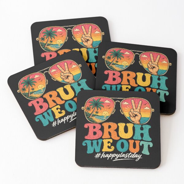 Item preview, Funny Bruh We Out Last Day of School, Summer Break Students Teacher designed and sold by OndaLifeCo.