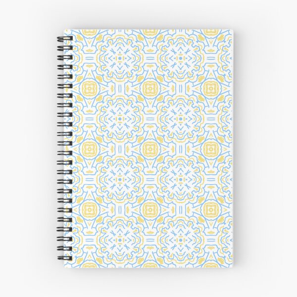 Item preview, blue-yellow seamless pattern designed and sold by thesalynn.