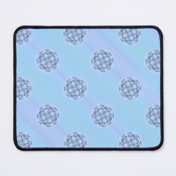 Item preview, Large Ombre Stripes and Faded Flowers In Blue designed and sold by HHHeirlooms.
